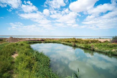 Тахтакөпир районынындағы Қаратерең көли (фото)