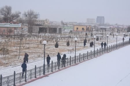 Нөкисте қыс зийнети (фото)