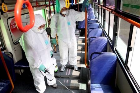 Қарақалпақстанда қала ҳәм районларға жолаўшы тасыўшы автотранспортлар ҳәр 4 сааттан дезинфекцияланады