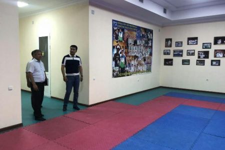 Миллий Олимпия комитети Президенти Нөкиске келди. Ол пайтахтымыздағы спорт комплексин барып көрди (+фото)