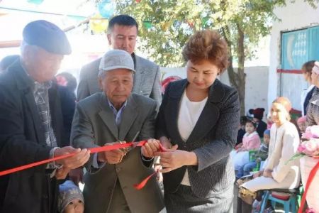 Қоңырат районында жаңа балалар бақшасы пайдаланыўға тапсырылды