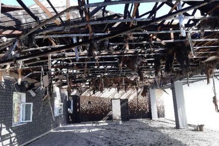 Нөкисте улыўмалық аўқатланыў кафесинде өрт келип шықты