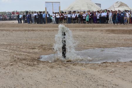 Жаңаланған суў тармағы пайдаланыўға тапсырылды