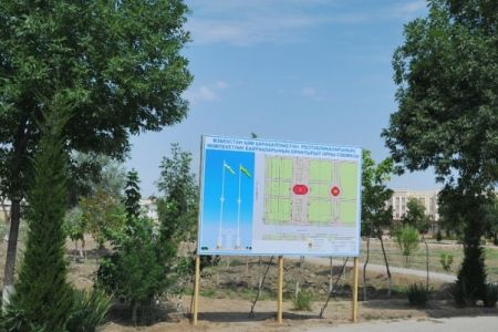 Нөкис қаласында 55 метр бийикликте мәмлекетлик байрақлар орнатылады