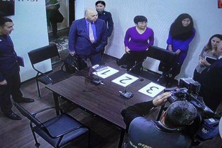 ЮНИСЕФ ўәкилханасы делегациясы Нөкис қалалық Ишки ислер бөлиминдеги арнаўлы тергеў бөлмеси менен танысты