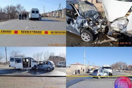 Нөкисте және ЖТҲ: «Matiz» басқарыўшысы қайтыс болды, бир неше жолаўшылар жарақат алды