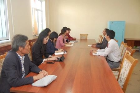 Корея халықаралық бирге ислесиў агентлиги – «KOICA» ўәкиллери институтқа келди