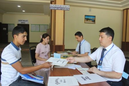 Сыртқы бөлимге ҳүжжетлерди қабыллаў қашан жуўмақланады?