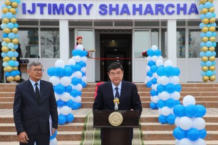 Хожелиде жәрдемге мүтәж шаңарақлар ушын «Социаллық қалаша» пайдаланыўға тапсырылды