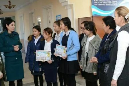 Академиялық лицейде жаслар арасында ҳуқықбузарлықтың алдын алыў бойынша илаж өткерилди